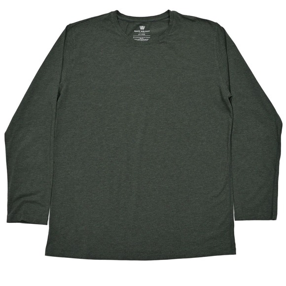 Mack‎ Weldon Long Sleeve Shirt Mens XXL Green Casual Stretch For Daily Wear Tee - Picture 1 of 8